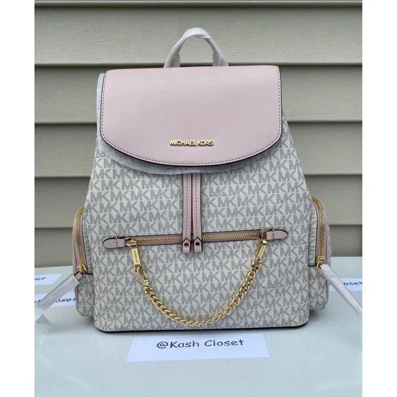 Michael Kors | Bags | Michael Kors Backpack Jet Set Mk Logo  display picture 2